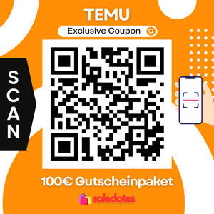 100€ Temu Gutscheinpaket