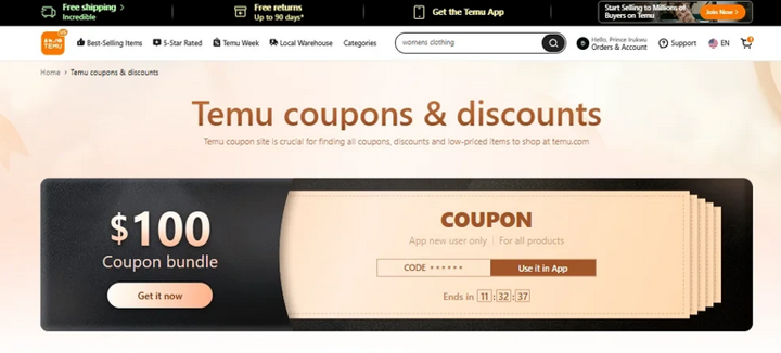 Temu Coupon Codes Today